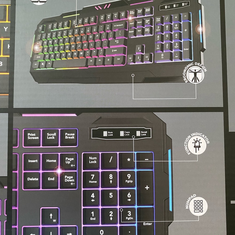 LED Gaming keyboard - Picture 3 of 5